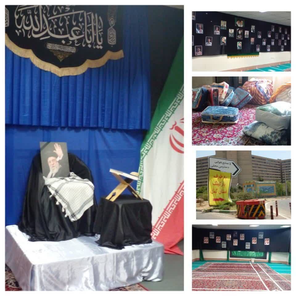 تدارک مفصل کانون مسجد امام خمینی(ره) شهرک اکباتان برای میزبانی از زائران