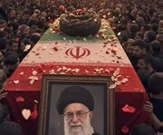 برگزاری دسته عزاداری در میلاجرد همزمان با تدفین قائد شهید انقلاب