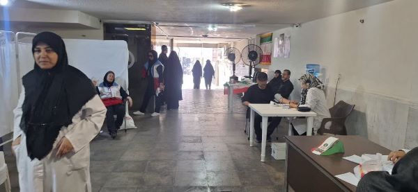 ستاد هماهنگی کانون های مساجد موکب درمانی زائران مراسم وداع با رهبر شهید شد