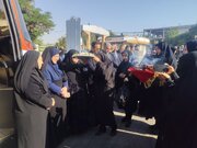 کاروان بزرگ فرهنگیان کهگیلویه و بویراحمد راهی آیین تشییع حضرت آیت‌الله امام خامنه‌ای(ره) شد