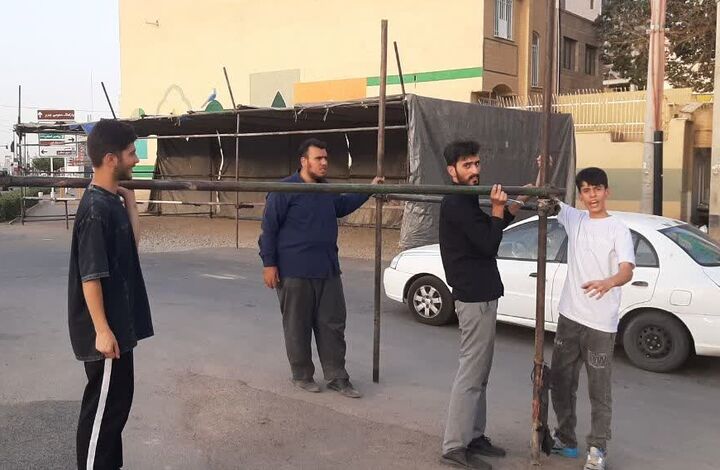 مسجد امام جواد(ع) قم آماده میزبانی از زائران رهبر شهید/ برپایی موکب در خیابان جعفر طیار