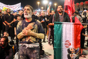 اولین شب وداع مردمی با رهبر شهید انقلاب