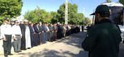 بدرقه کاروان اعزامی اهل سنت به مراسم تشییع پیکر رهبر شهید