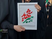 وداعی باشکوه با پیکر مطهر رهبر شهید