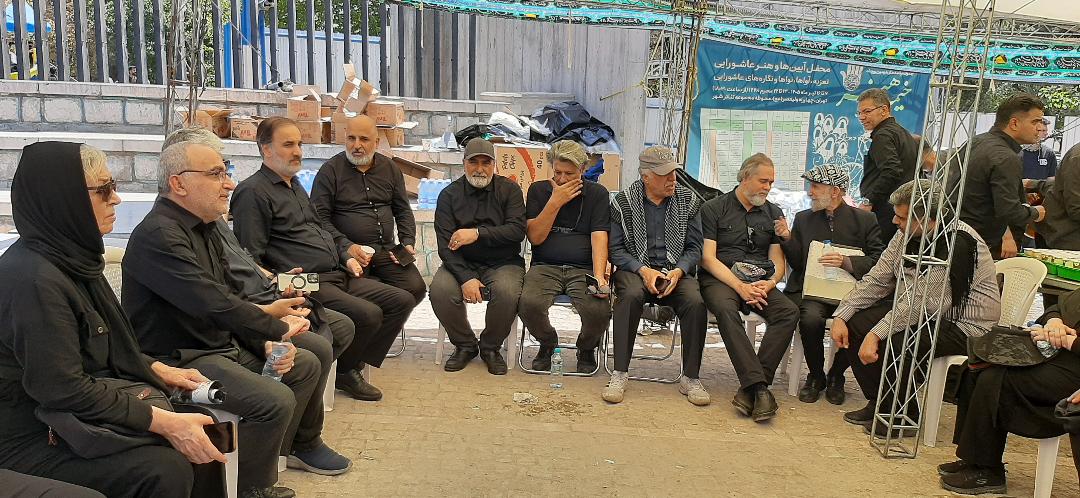 از خیمه هنر تا کاروان بدرقه؛ هنرمندان در سوگ «آقای شهید ایران» هم‌قدم با مردم شدند