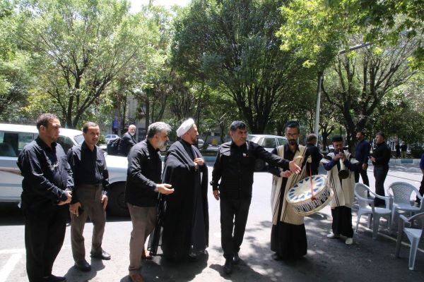 حضور رئیس ستاد هماهنگی کانون های فرهنگی هنری مساجد کشور در خیمه گاه عزاداری« بهون بختیاری شهدای زاگرس»