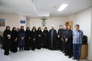 حضور رئیس ستاد کانون‌های مساجد در تحریریه خبرگزاری شبستان و بازدید از روند پوشش خبری مراسم وداع آقای شهید ایران