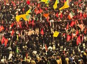 تاکید جنبش النجباء و کتائب حزب‌الله عراق بر ادامه راه رهبر شهید ایران + فیلم
