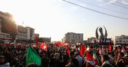 عهد جاودان بچه‌های مسجد در تشییع رهبر جانفدای ایران
