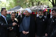 حضور رئیس ستاد هماهنگی کانون های فرهنگی هنری مساجد کشور در خیمه گاه عزاداری« بهون بختیاری شهدای زاگرس»