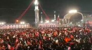 حضور پرسوز و گداز عاشقان آقای شهید در مسجد مقدس جمکران