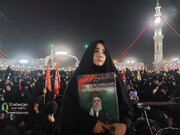 مسجد مقدس جمکران ساعاتی قبل از اقامه نماز بر پیکر مطهر رهبر شهید انقلاب