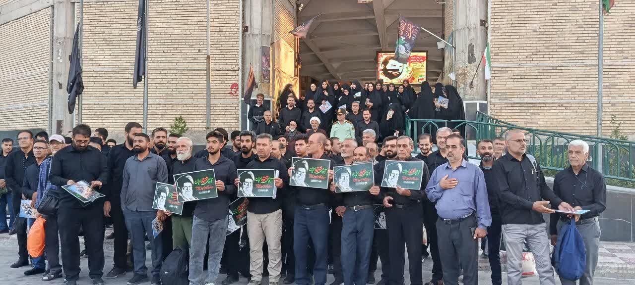 چهار کاروان از نیریز راهی بدرقه «رهبر شهید» شدند؛ بدرقه «رهبر شهید» با عطر شهیدان