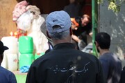 توزیع ۵۵۰۰ پرس غذای گرم توسط مواکب قرارگاه شهید آنجفی در قم
