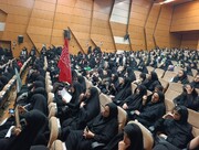 اجتماع باشکوه وداع جامعه زنان شهرستان کوهدشت با آقای شهید ایران
