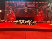 ورود پیکر رهبر شهید انقلاب اسلامی به نجف اشرف+فیلم
