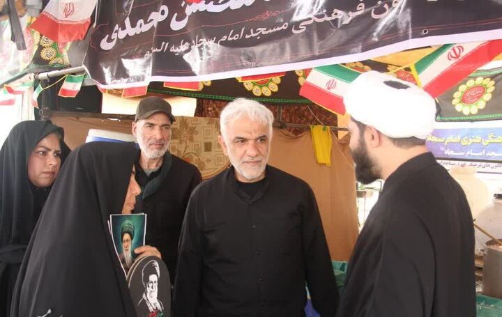 بازدید معاون ساماندهی و شبکه‌سازی ستاد کانون‌های مساجد کشور از مواکب کانون‌های مساجد قم