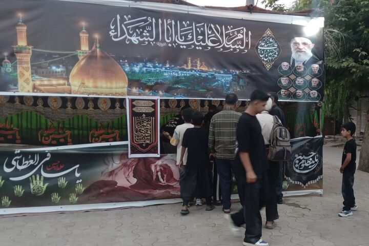 خدمت‌رسانی بی‌وقفه کانون «ماوی» رامیان به زائران «رهبر شهید»