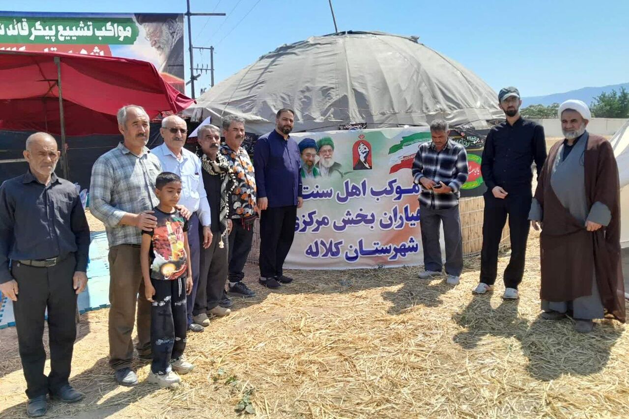 دوراهی کلاله؛ ایستگاه خدمت ۸ موکب مردمی به زائران «رهبر شهید»