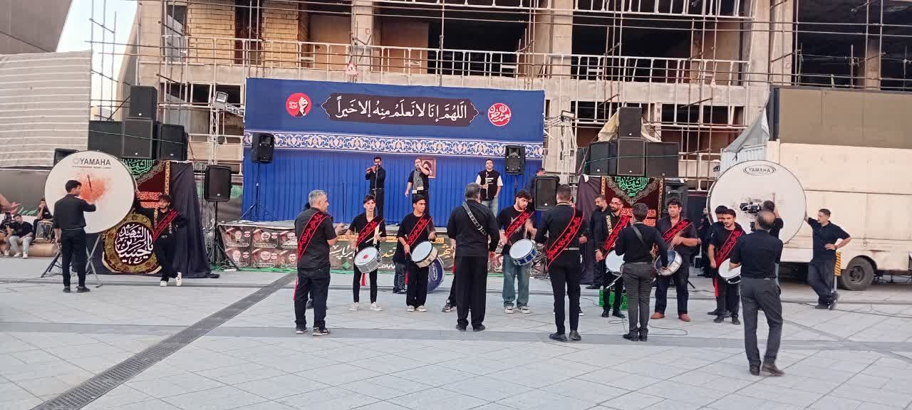 خیمه‌های هنر و رسانه؛ پاتوق اصحاب فرهنگ در مسیر تشییع رهبر شهید