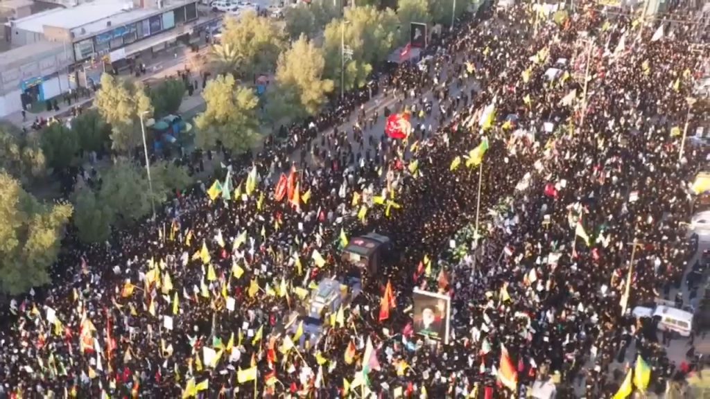 بازتاب تشییع رهبر شهید در عراق از نگاه رسانه‌های عربی