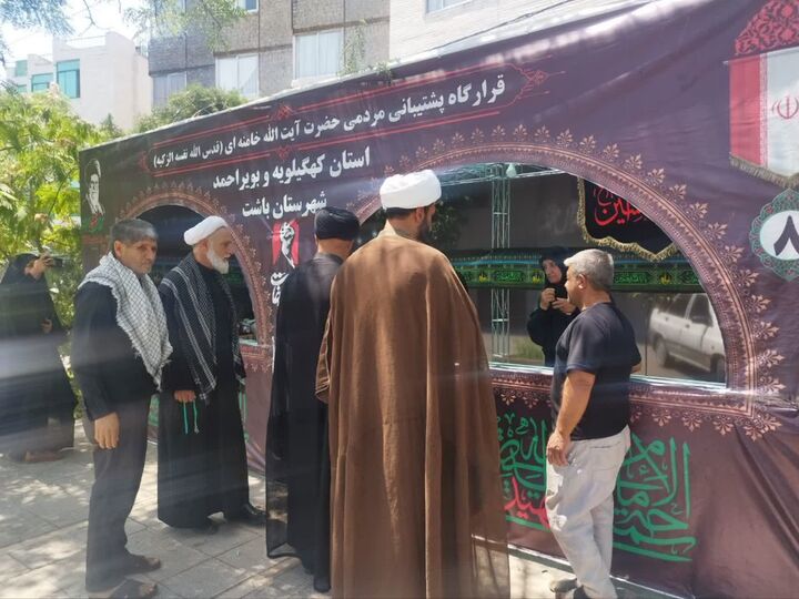 ۶۰۰ جهادگر کهگیلویه و بویراحمد در مشهد به زائرین و تشییع‌کنندگان خدمت‌رسانی می‌کنند