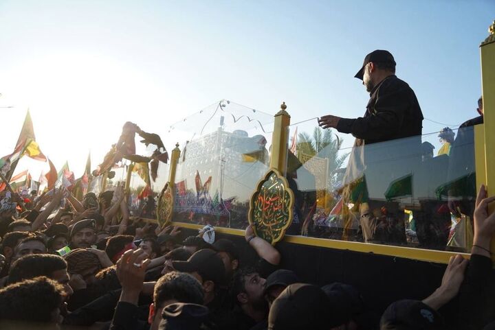 وداع نجف اشرف با «آقای شهید ایران»