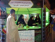 موکب بی‌بی زینب خاتون(س) مود؛ ایستگاه خدمت عاشقانه به زائران رهبر شهید