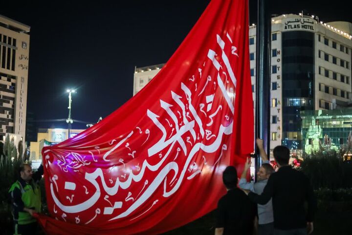 مشهدالرضا(ع) رنگ «خونخواهی آقای شهید ایران» گرفت