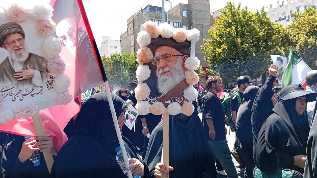 شکوه وفاداری ملت ایران در آخرین روز وداع