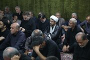 مسجد پنج‌تن آل‌عبا (ع) سمنان سیاه‌پوشِ داغی بزرگ شد