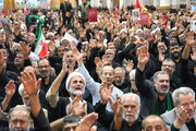 آیین بزرگداشت رهبر شهید انقلاب در حرم حضرت معصومه (س) برگزار شد