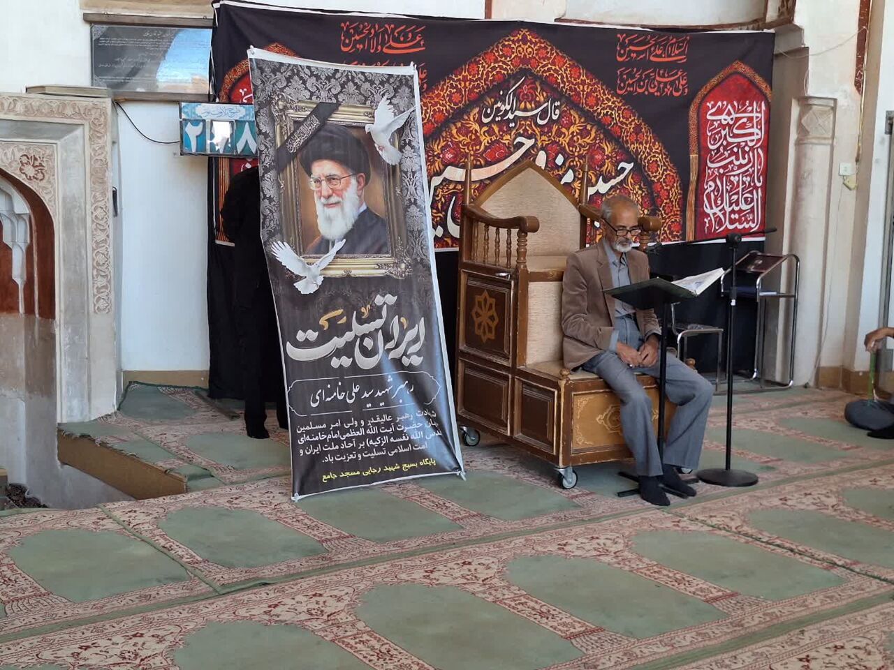 مساجد؛ قلب تپنده خدمت‌رسانی به زائران رهبر شهید در خاوران