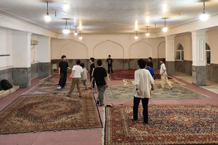 شور و نشاط کودکان و نوجوانان در مسجد امام علی(ع) گرگان