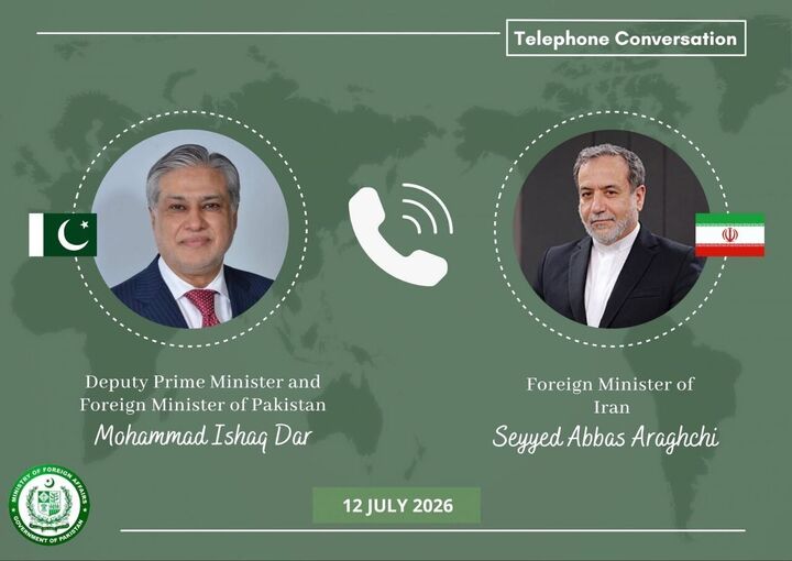 وزیر خارجه پاکستان در گفتگو با عراقچی خویشتن داری و دیپلماسی را تنها راه حل مناسب دانست