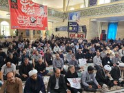 آیین معنوی گرامیداشت رهبر شهید در مسجد جامع بیجار