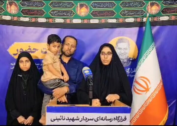از روایت مادر شهید تا نذر کاشی به نام «حنانه مهدی‌خواه» در قرارگاه رسانه شهید نائینی