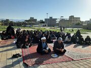 مراسم گرامیداشت امام شهید در پارک قلعه قروه با حضور پرشور خانواده‌ها و جوانان
