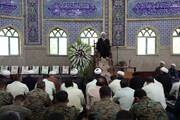 برگزاری مراسم بزرگداشت قائد شهید امت و شهدای فراجا در جنگ رمضان کرمانشاه