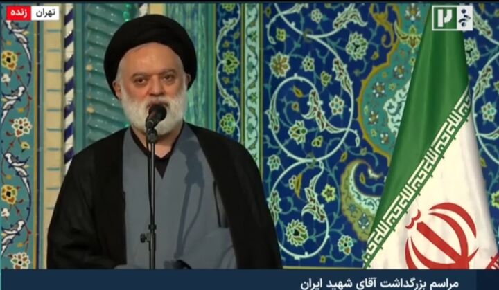 ابلاغ پیام تشکر رهبر معظم انقلاب از ملت ایران و عراق و دست‌اندرکاران برگزاری بدرقه آقای شهید ایران