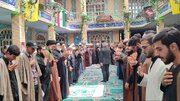 بزرگداشت رهبر شهید انقلاب و رونمایی از دست‌خط مبارک معظم‌له در مدرسه علمیه امام صادق(ع)