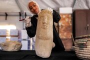 مقاومت میراث غزه در مقابل نابودی/ داوطلبان آثار باستانی را مرمت می‌کنند