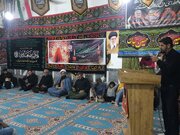 طنین نوای «لبیک یا خامنه‌ای» در مسجد امام علی(ع) نکا