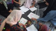 مسابقه نقاشی هفته حجاب و عفاف در کانون فرهنگی هنری شیخ جعفر برگزار شد