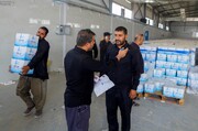 توزیع اقلام مورد نیاز میان موکب‌های اربعین توسط آستان مقدس علوی