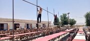 آماده‌سازی موکب صاحب الزمان(عج) کوهدشت برای میزبانی از زائرین اربعین