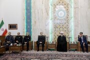 افزایش قدرت نظامی تنها راه بازدارندگی از جنگ و طمع دشمنان است/سرلشکر حاتمی خادم‌الرضا شد