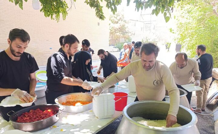 فعالیت ۳۲۰ جهادگر آذربایجان شرقی همزمان با تشییع امام شهید
