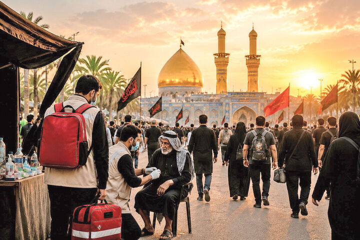 اعزام‌ تیم‌های درمانی ایران به نجف و کربلا/تأکید بر رویکرد پیشگیرانه در سلامت اربعین