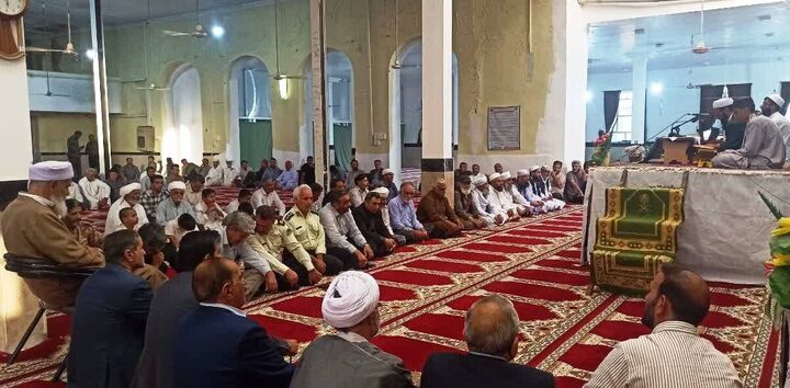 برگزاری برنامه‌های بزرگداشت رهبرشهید در مساجد اهل سنت خراسان رضوی